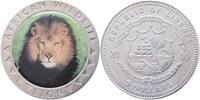 Liberia 5 Dollars Farbmünze African Wildlife, Löwe -