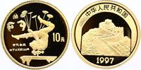 China 10 Yuan GOLD Akrobatik -
