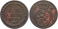 Pfalz, Kurlinie 1/2 Kreuzer Karl Theodor 1743-1799 -
