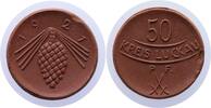 Luckau, Kreis 50 Pfennig Porzellan Böttgersteinzeug -