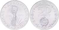 Ungarn 50 Forint Silber 25 Jahre Befreiung -