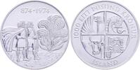 Island 1000 Kronur Silber 1100 Jahre der ersten Besiedlung -
