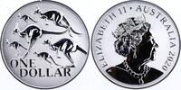 Australien 1 $ Silberunze Känguruh -