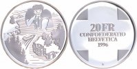 Schweiz 20 Franken Silber <i>Riese Gargantua</i> -