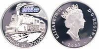 Kanada 20 Dollars Transport/Verkehr, Silber Kinegramm, The D 10 Lokomotive -