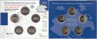 Deutschland 5 x 2 Euro 5 x 2 Euro Gedenkmünzenset 2007, Schloss Schwerin -