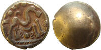 GAULE  BELGIQUE, Ambiani, AV Stater, 60 -50 BC Type uniface. *RARE* XF