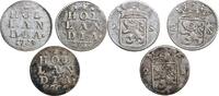 Benelux 2 stuiver Netherlands 1753, 1764 & -