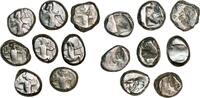  450-375 BC v. Chr. The Achaemenidae Dynasty, group of 8 sigloi (ca. 450... 680,21 EUR  Excl. 17,01 EUR Verzending