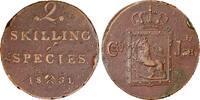 Norway 2 skilling 1831 Norway  74,05 EUR62,94 EUR  Excl. 18,51 EUR Verzending