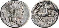  Denarius 117 v. Chr. from Caldius, Metellus & Fulvius (117/116 BC)  277,69 EUR236,04 EUR  Excl. 18,51 EUR Verzending