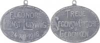 Hessen-Darmstadt Zinnmedaille Ernst Ludwig 1892-1918. -