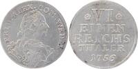 Wied-Neuwied Kriegs-1/6 Taler Johann Friedrich Alexander 1737-1791. -