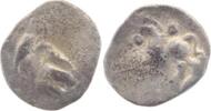 Quinare der Vindeliker Quinar Porträt-Typ Gruppe B (Sehr stark stilisierter Kopf). st. Prägeschw., F / f. VF