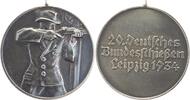 Deutsche Bundesschiessen Medaille Deutsches Bundesschiessen Leipzig 1934 (20.). O.-Öse, EF