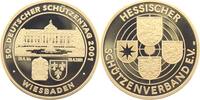 Deutsche Bundesschiessen Medaille 2001 Deutsche Schützentreffen und Schützentage Proof