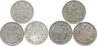 Russland LOT: 15 Kopeken Nikolaus II. 1894-1917. -