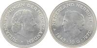 Niederlande-Königreich 10 Gulden Juliana 1948-1980. -
