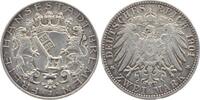 Bremen 2 Mark 1904 J min. Rf., vorzüglich 140,00 EUR  Excl. 8,00 EUR Verzending