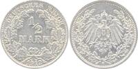 Deutsches Reich 1/2 Mark 1913 vorzüglich / f. Stempelglanz 30,00 EUR  Excl. 5,00 EUR Verzending