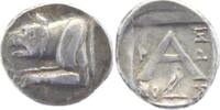 Argolis - Argos Hemidrachme (Triobol) um 90-40 v. Chr Magistrat um 320 v. Chr. bis 70 v. Chr.. VF / 