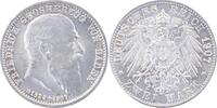 Baden 2 Mark 1907 G Friedrich I. 1856-1907. Stempelglanz 90,00 EUR  Excl. 8,00 EUR Verzending