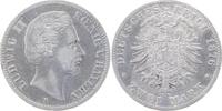 Bayern 2 Mark 1876 D Ludwig II. 1864-1886. sehr schön - 75,00 EUR  Excl. 8,00 EUR Verzending