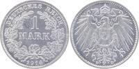 Deutsches Reich 1 Mark 1914 D feiner Stempelglanz 75,00 EUR  Excl. 8,00 EUR Verzending