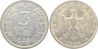 Weimarer Republik 3 Reichsmark 1931 A Weimarer Republik 1918-1933. vorz&uuml;... 320,00 EUR  Excl. 11,00 EUR Verzending