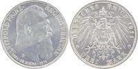Bayern 3 Mark 1911 D Luitpold, Prinz und Regent. kl. Rf., vorz&uuml;glich + 50,00 EUR  Excl. 5,00 EUR Verzending