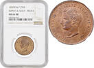 Naples & Sicily 2 tornesi 1859, NGC MS64 RB, King Francis II (1859 - 1860) -