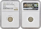 1/48 thaler Mecklenburg-Schwerin 1/48 thaler 1855, NGC MS62, Francis II (1842 - 1883) -