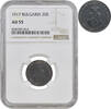 20 stotinki Bulgaria 20 stotinki 1917, NGC AU55, Tsar Ferdinand I (1908 - 1918) -