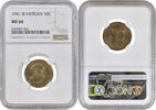 10 centesimi Vatican City 10 centesimi 1941, NGC MS66, Pope Pius XII (1939 - 1958) -