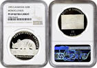 20 riels Cambodia 20 riels 1995, NGC PF69 UC, Prehistoric Animals - Monoclonius Top Pop -