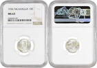 10 centavos Nicaragua 10 centavos 1936, NGC MS63, Cordoba (1912 - 1990) -