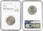 1 lira Italy 1 lira 1922 R, NGC MS66, King Vittorio Emanuele III (1900-1946) Top Pop -