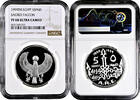 5 pounds Egypt 5 pounds 1999, NGC PF68 UC, The Great Treasures of Ancient Egypt - Sacred Falcon -