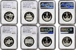5 pounds Egypt 5 pounds set 1994, NGC PF69, PF68, PF66 UC, Protect our World -