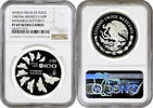 100 pesos Mexico 100 pesos 1987, NGC PF69 UC, World Wildlife Fund - Monarch Butterfly -