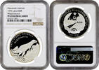 50 kip Laos 50 kip 1995, NGC PF69 UC, Prehistoric Animals - Megalosaurus Top Pop -