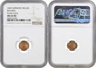 1 heller Bavaria 1 heller 1829, NGC MS65 RD, King Ludwig I (1825 - 1848) -
