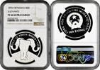 Vietnam 100 dong 1993, NGC PF66 UC, Natural Protection - Elephant -
