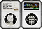 10 euro Monaco 10 euro 2012, NGC PF68 UC, Honoré II as Sovereign Prince de Monaco -