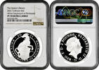 2 pounds Great Britain 2 pounds 2021, NGC PF70 UC, The Queen's Beasts - White Greyhound -