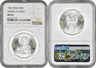 200 intis Peru 200 intis 1986, NGC MS65, 150th Anniversary - Birth of Marshal Caceres -