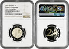 2 euro Slovakia 2 euro 2022, NGC PF70 UC, 35th Anniver. - Erasmus Programme Top Pop -