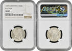 1/2 gulden Bavaria 1/2 gulden 1849, NGC MS63, King Maximilian II (1848 - 1864) Top Pop -