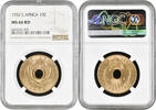 10 cents British East Africa 10 cents 1952, NGC MS66 RD, King George VI (1937 - 1952) -