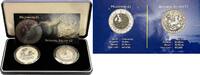 5 pounds Great Britain 2 and 5 pounds 1999, BU, Britannia and Millennium -